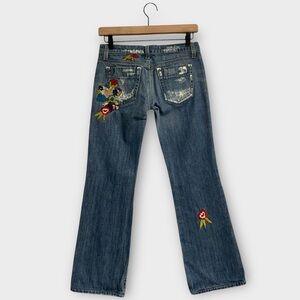 Joes Jeans Vintage Series 1971 Women’s Size 25 Haven Embroidered Low Rise Retro